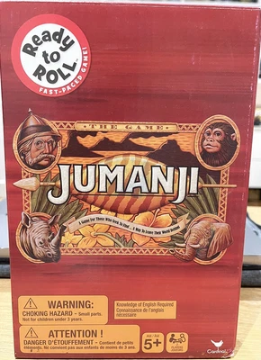 $17 • Buy Jumanji The Game - Ready To Roll - Fast Paced Game Cardinal  NEW FREE POST