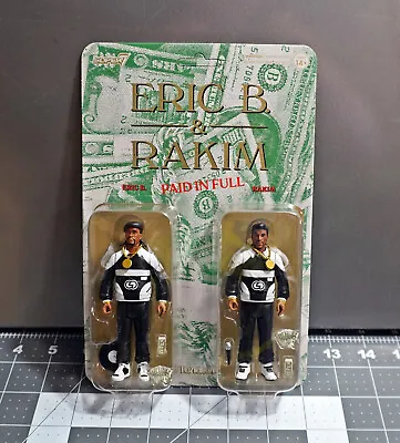 Super 7 Eric B & Rakim Paid In Full Reaction Figure 2 Pack Hip Hop Series • $39.82