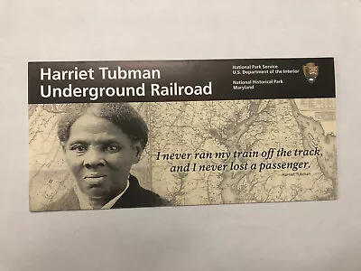 Harriet Tubman Underground Railroad National Historical Park Unigrid Brochure MD • $2.79