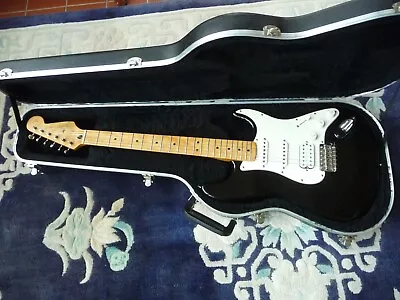 Fender California Series Fat Stratocaster Black W/ Case Excellent Condition 1997 • $1075