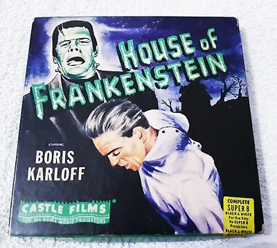 House Of Frankenstein B&W Super 8MM Castle Films • $79.95