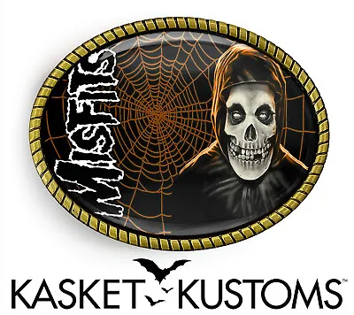 Misfits Belt Buckle - Crimson Skull Horror Punk Belt Buckle - 611 • $35.99