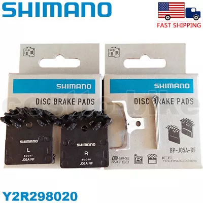 Shimano J05A/J04C/J02A Resin Metal Disc Brake Pads ICE-TECH W/Fin Fit XT SLX XTR • $21.59