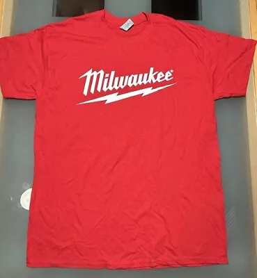 Milwaukee Tools T Shirt Size Large  Licensed Red • $15