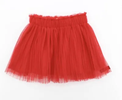 NWT Matilda Jane Heart To Heart Smell The Roses Red Tulle Skirt Size 12 NEW • $30.95