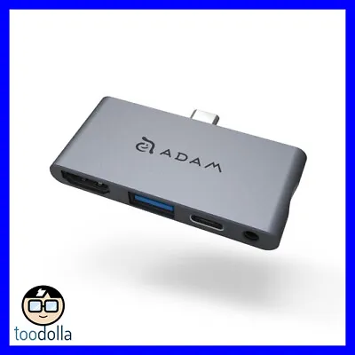 $84.90 • Buy ADAM ELEMENTS CASA Hub I4 Hub, USB-C, USB-A, HDMI, Audio For IPad Pro / MacBook