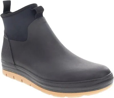 STAHEEKUM Men's Memory Foam Neoprene Insulated Rain Shoes ~ Black ~Size 8 • $48.99