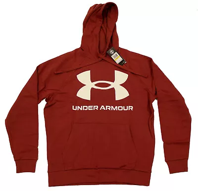 UA Under Armour Men's Rival Fleece Big Logo Hoodie Sweatshirt  - NWT 1357093 • $37.95