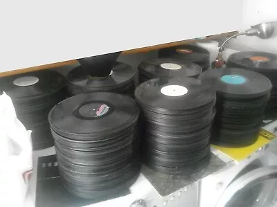 Box Of 85 Vinyl RECORDS - 33 ⅓ RPM 12in For Decoration. Craft Paint Melt • $35