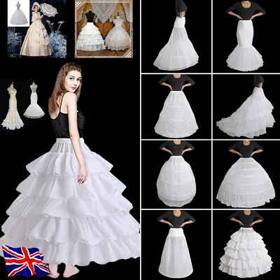 Wedding Petticoat/Bridal Hoop Hoopless Crinoline/Prom Underskirt/Fancy Skirt -UK • £12.59