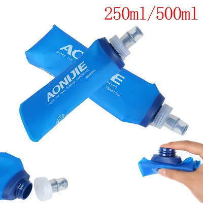 $15.53 • Buy AONIJIE TPU Folding Soft Flask Sports Water Bottle For Running Camping  Hik Ql