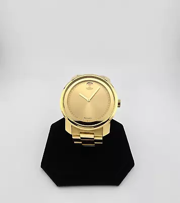 Movado Bold Men's Yellow Gold Tone Stainless Steel Quartz Watch - 3600258 • $199.99