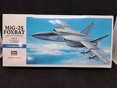 Hasegawa Mig-25 FOXBAT Airplane Model Kit 1/72 Scale D4 00434 • $15