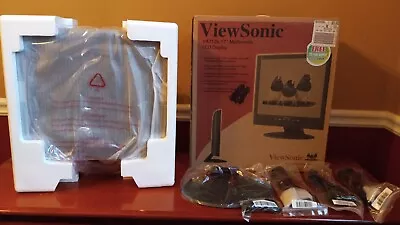 ViewSonic 17  Multimedia 1280 X 1024 LCD Monitor Model VA712b  *New~Opened Box* • $85