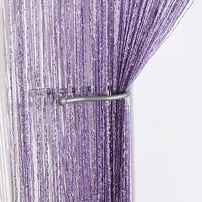 Glitter String Curtain Panels ~ Fly Screen & Room Divider ~ Voile Net Curtains • £5.99