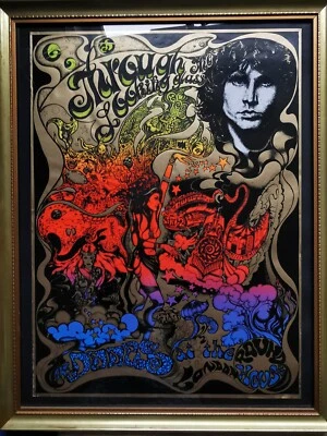 £60 • Buy Jim Morris , Genuine 'Nigel Mentzel Festival Art Poster Trough The Looking Glass