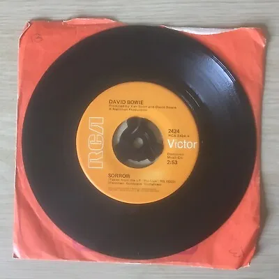 Vinyl  7” Single David Bowie Sorrow / Amsterdam RCA 2424 • £0.99