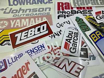 $26.99 • Buy Fishing Stickers LOT Of (24) Decals  For Fishermen