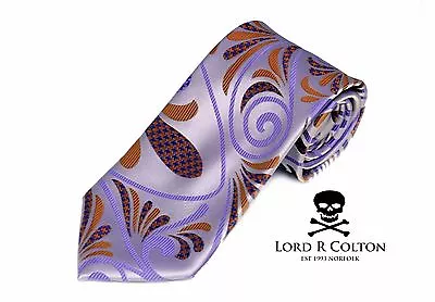 Lord R Colton Masterworks Tie Lavender Hysteria Check Silk Necktie - $195 New • $59.99