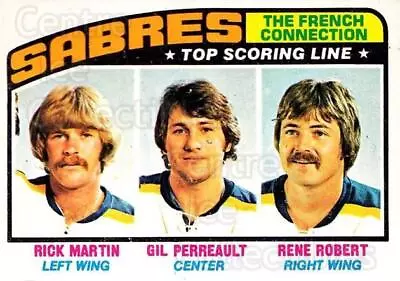 1976-77 O-Pee-Chee #214 Richard Martin Gilbert Perreault Rene Robert • $3.64