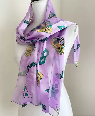 Mardi Gras Scarf/ Satin Scarf • $16.99