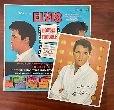 ELVIS PRESLEY - Double Trouble Soundtrack. Australian MONO Pressing With Photo!! • $350