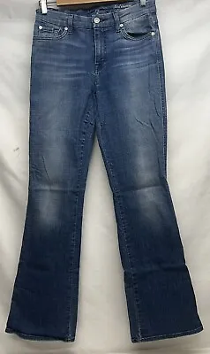7 For All Mankind Bootcut Jeans Women’s Short Inseam ‘A’ Pocket Size 28 • $13
