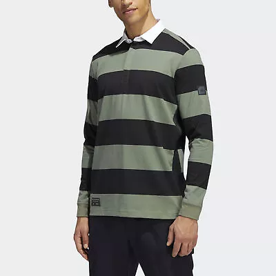 Adidas Men Adicross Long Sleeve Polo Shirt • $57