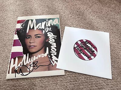 Marina & The Diamonds - Hollywood - VERY RARE SIGNED LTD 7” Single 2010 679L170X • £250