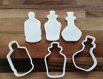 Potion Bottle Cookie Cutter Biscuit Dough Pastry Fondant Medicine Halloween Brew • £3.55