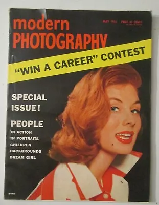 Modern Photography Magazine May 1956 - Win A Career Contest • $12