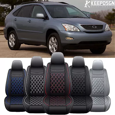 For Lexus RX330 RX440h NX300 RX300 Car Seat Cover Full Set Cushion PU Leather • $155.90