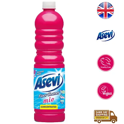 Asevi Concentrated Hard Floor Cleaner Liquid Dirt Remover Mio 1L • £6.35