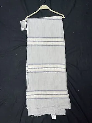 PiuBelle Piu Belle Throw Blanket Matelasse Made PORTUGAL 50”x70” 100% Cotton NWT • $65