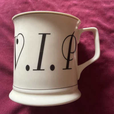 £5.99 • Buy Past Times Mug  V.i.p  Black And White