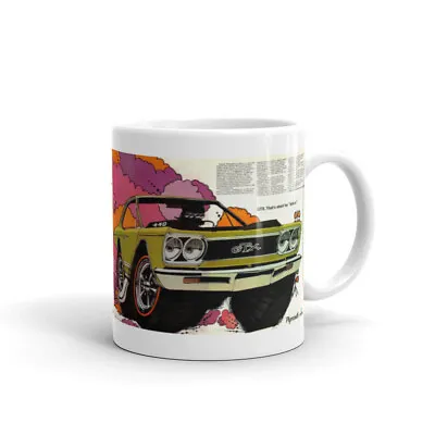 68 GTX Psychedelic Ad Coffee Cup Magazine 426 Hemi 440 Groovy Plymouth • $14.99
