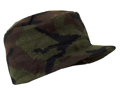 Top Headwear Men's Flat Top Camouflage Beanie With Visor Small/Medium • $9.99