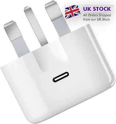 £3.29 • Buy UK Plug PD 20W USB-C Type C Fast Wall Charger Adapter For IPhone 12 13 Pro Max