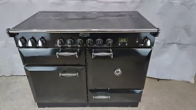 Rangemaster Elan 110cm Ceramic/Electric Range Cooker Black/Chr. • £1250