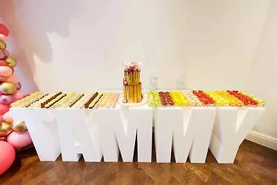 £380 • Buy TABLE BASE Polystyrene Letters For Events - 750mm High X 400mm Thick 