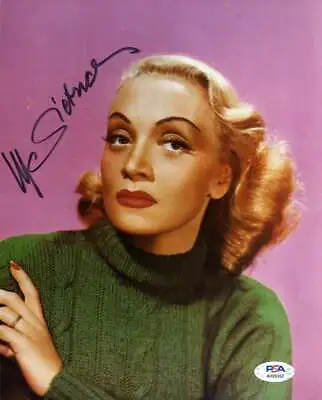 Marlene Dietrich PSA DNA Coa Signed 8x10 Photo Autographed • $166