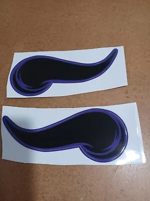 Minnesota Vikings Full Size(Black/Purple) Football Helmet Decals 20 Mils • $15.50