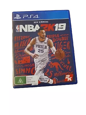 NBA2K19 - Playstation 4 Game With Booklet • $7.50