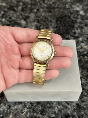 Vintage Gruen Precision Autowind Automatic Mechanical Men’s Watch - RUNS ! • $99