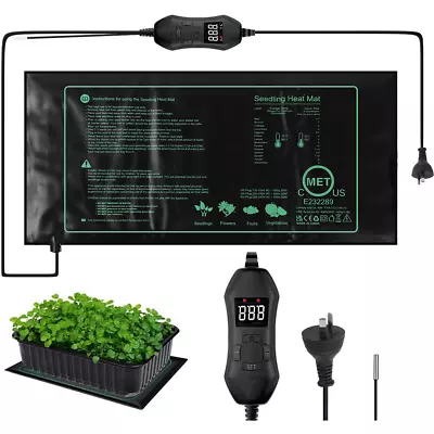 Seedling Heating Mat 50W Temperature Controller Heat Thermostat Propagation Seed • $17.45