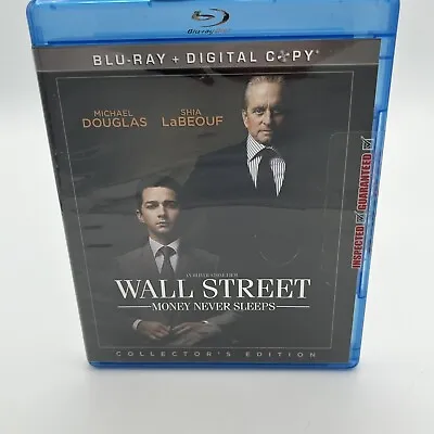 Wall Street: Money Never Sleeps Blu-ray Disc Only 2010 Michael Douglas LaBeouf • $5.15