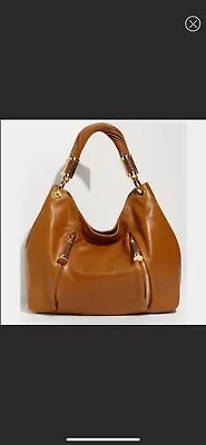 Michael Kors Collection Tonne Camel Handbag With Snakeskin Details  EUC • $550
