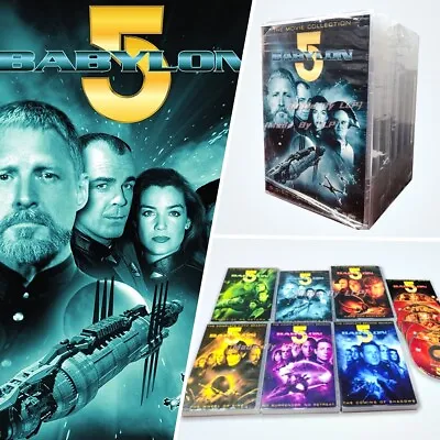 $54.15 • Buy Babylon 5 Season 1-5 + 5 Movie DVD Complete Series Brand New & Sealed Collection