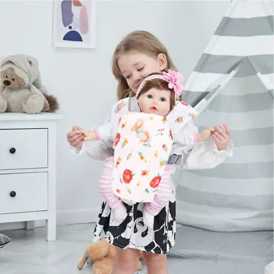 Girls Lightweight Baby Doll Carrier Soft Front Back Carrying Adjustable Strap • $29.50