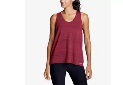 Eddie Bauer Motion Women's Trail Light Draped Back Tank Large • $21